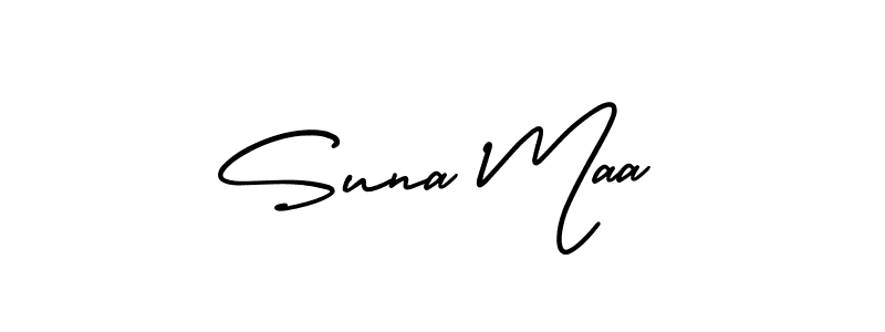 Make a beautiful signature design for name Suna Maa. Use this online signature maker to create a handwritten signature for free. Suna Maa signature style 3 images and pictures png