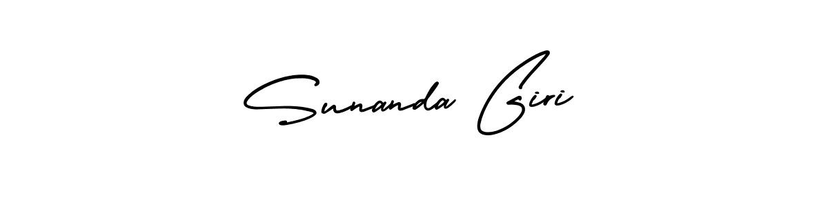 Also we have Sunanda Giri name is the best signature style. Create professional handwritten signature collection using AmerikaSignatureDemo-Regular autograph style. Sunanda Giri signature style 3 images and pictures png