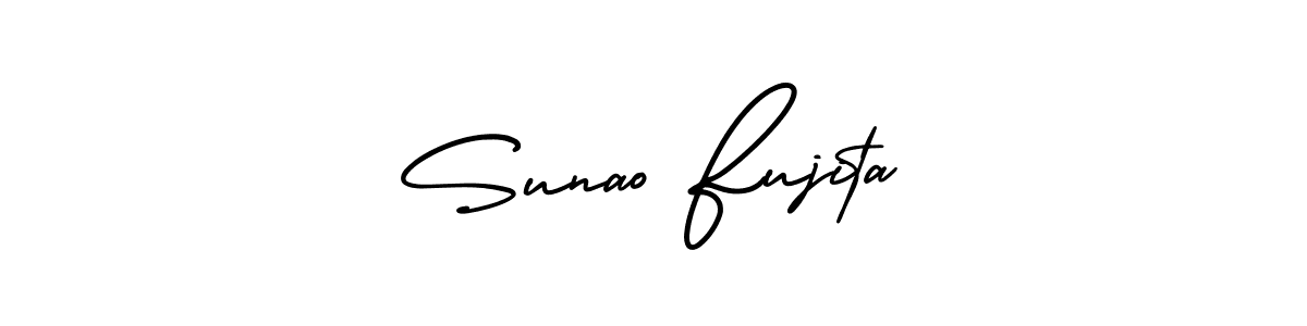 Use a signature maker to create a handwritten signature online. With this signature software, you can design (AmerikaSignatureDemo-Regular) your own signature for name Sunao Fujita. Sunao Fujita signature style 3 images and pictures png