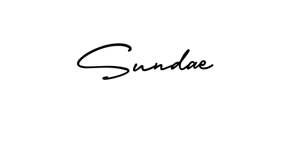 How to Draw Sundae signature style? AmerikaSignatureDemo-Regular is a latest design signature styles for name Sundae. Sundae signature style 3 images and pictures png