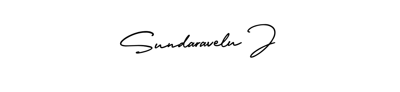 Also You can easily find your signature by using the search form. We will create Sundaravelu J name handwritten signature images for you free of cost using AmerikaSignatureDemo-Regular sign style. Sundaravelu J signature style 3 images and pictures png