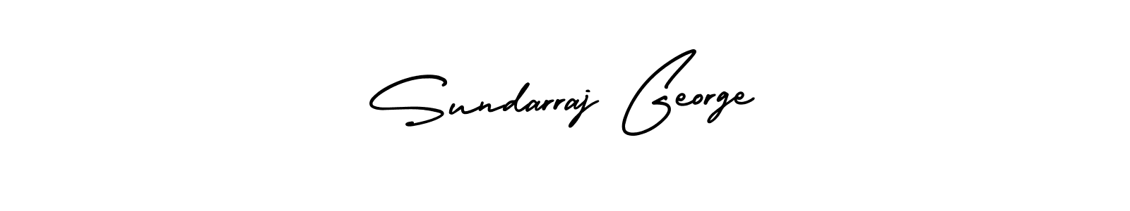 How to make Sundarraj George signature? AmerikaSignatureDemo-Regular is a professional autograph style. Create handwritten signature for Sundarraj George name. Sundarraj George signature style 3 images and pictures png