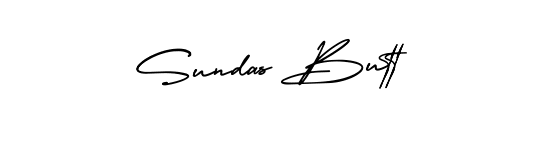 Use a signature maker to create a handwritten signature online. With this signature software, you can design (AmerikaSignatureDemo-Regular) your own signature for name Sundas Butt. Sundas Butt signature style 3 images and pictures png