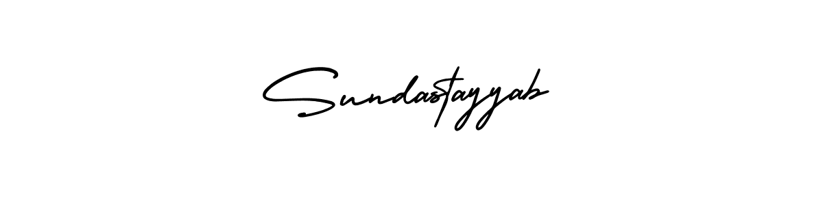 if you are searching for the best signature style for your name Sundastayyab. so please give up your signature search. here we have designed multiple signature styles  using AmerikaSignatureDemo-Regular. Sundastayyab signature style 3 images and pictures png