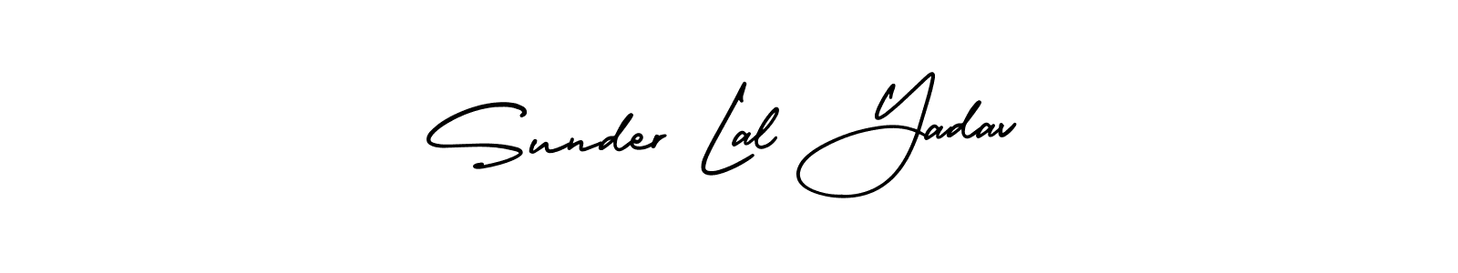 Use a signature maker to create a handwritten signature online. With this signature software, you can design (AmerikaSignatureDemo-Regular) your own signature for name Sunder Lal Yadav. Sunder Lal Yadav signature style 3 images and pictures png