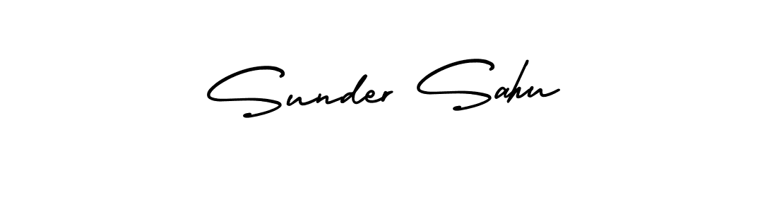 Similarly AmerikaSignatureDemo-Regular is the best handwritten signature design. Signature creator online .You can use it as an online autograph creator for name Sunder Sahu. Sunder Sahu signature style 3 images and pictures png
