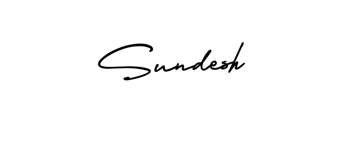 AmerikaSignatureDemo-Regular is a professional signature style that is perfect for those who want to add a touch of class to their signature. It is also a great choice for those who want to make their signature more unique. Get Sundesh name to fancy signature for free. Sundesh signature style 3 images and pictures png