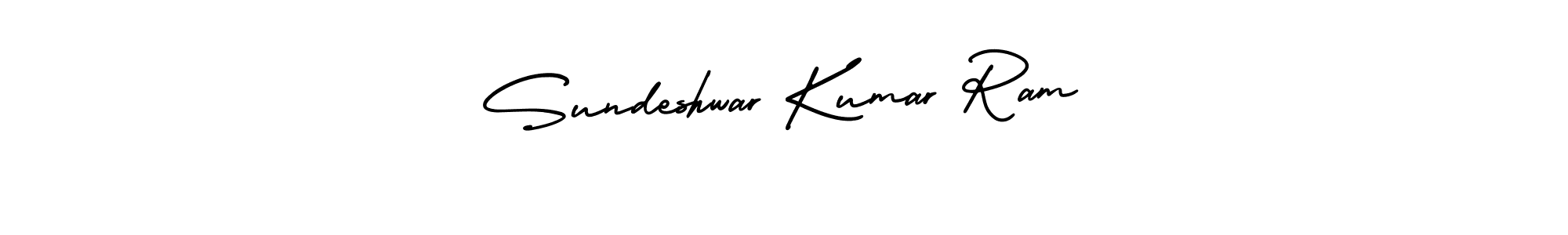 How to Draw Sundeshwar Kumar Ram signature style? AmerikaSignatureDemo-Regular is a latest design signature styles for name Sundeshwar Kumar Ram. Sundeshwar Kumar Ram signature style 3 images and pictures png