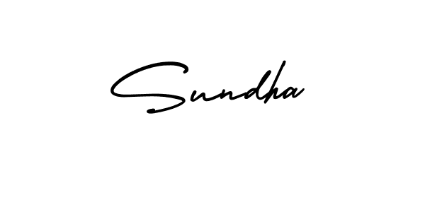 How to make Sundha signature? AmerikaSignatureDemo-Regular is a professional autograph style. Create handwritten signature for Sundha name. Sundha signature style 3 images and pictures png