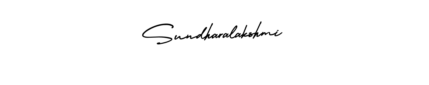 Design your own signature with our free online signature maker. With this signature software, you can create a handwritten (AmerikaSignatureDemo-Regular) signature for name Sundharalakshmi. Sundharalakshmi signature style 3 images and pictures png