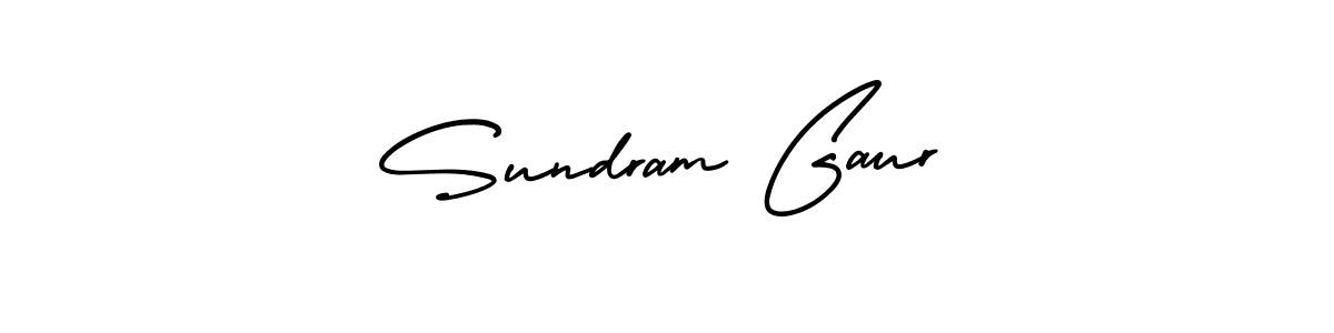 if you are searching for the best signature style for your name Sundram Gaur. so please give up your signature search. here we have designed multiple signature styles  using AmerikaSignatureDemo-Regular. Sundram Gaur signature style 3 images and pictures png