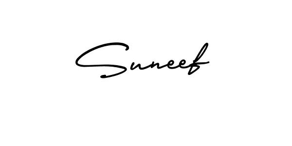 AmerikaSignatureDemo-Regular is a professional signature style that is perfect for those who want to add a touch of class to their signature. It is also a great choice for those who want to make their signature more unique. Get Suneef name to fancy signature for free. Suneef signature style 3 images and pictures png