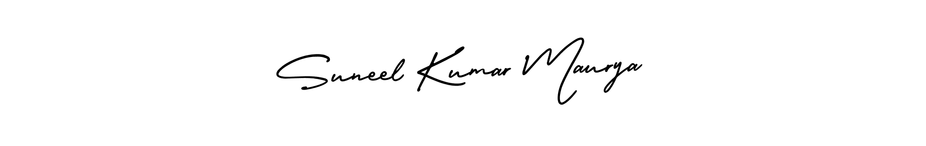 Make a beautiful signature design for name Suneel Kumar Maurya. Use this online signature maker to create a handwritten signature for free. Suneel Kumar Maurya signature style 3 images and pictures png