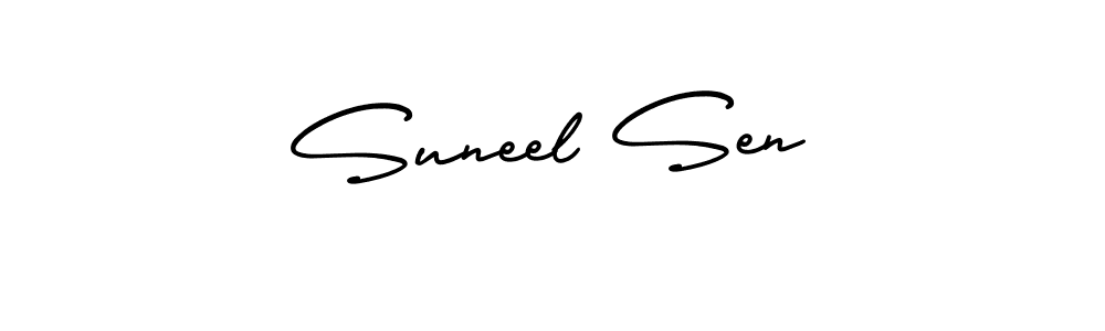 Best and Professional Signature Style for Suneel Sen. AmerikaSignatureDemo-Regular Best Signature Style Collection. Suneel Sen signature style 3 images and pictures png