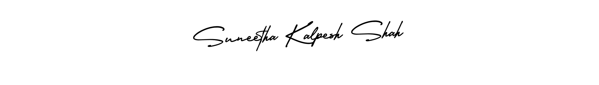 Make a beautiful signature design for name Suneetha Kalpesh Shah. Use this online signature maker to create a handwritten signature for free. Suneetha Kalpesh Shah signature style 3 images and pictures png