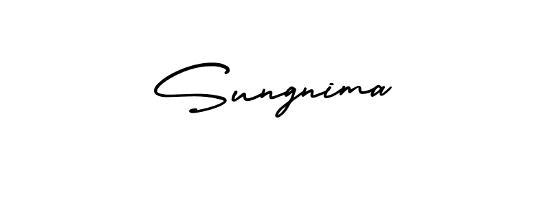 Once you've used our free online signature maker to create your best signature AmerikaSignatureDemo-Regular style, it's time to enjoy all of the benefits that Sungnima name signing documents. Sungnima signature style 3 images and pictures png