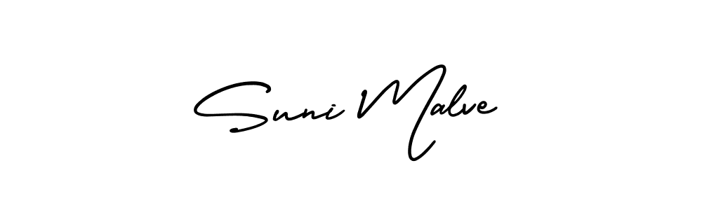 Also we have Suni Malve name is the best signature style. Create professional handwritten signature collection using AmerikaSignatureDemo-Regular autograph style. Suni Malve signature style 3 images and pictures png