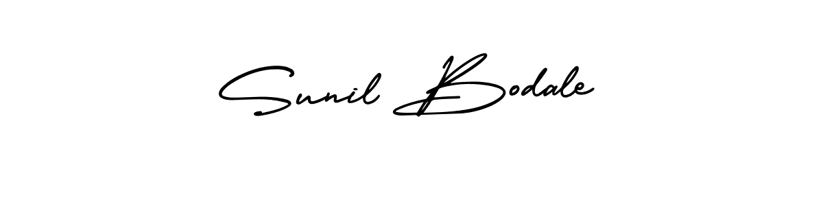 Use a signature maker to create a handwritten signature online. With this signature software, you can design (AmerikaSignatureDemo-Regular) your own signature for name Sunil Bodale. Sunil Bodale signature style 3 images and pictures png