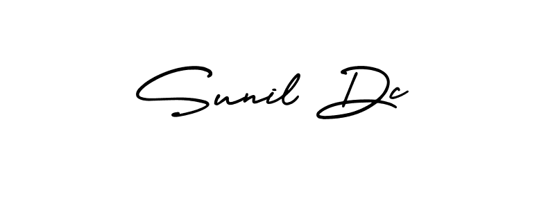 Design your own signature with our free online signature maker. With this signature software, you can create a handwritten (AmerikaSignatureDemo-Regular) signature for name Sunil Dc. Sunil Dc signature style 3 images and pictures png