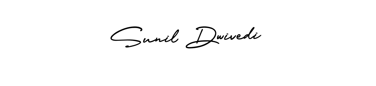 This is the best signature style for the Sunil Dwivedi name. Also you like these signature font (AmerikaSignatureDemo-Regular). Mix name signature. Sunil Dwivedi signature style 3 images and pictures png