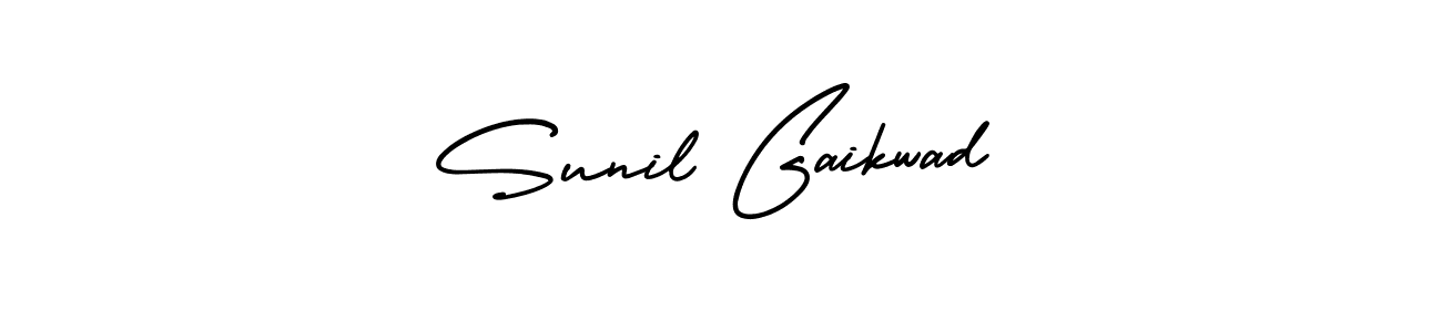 It looks lik you need a new signature style for name Sunil Gaikwad. Design unique handwritten (AmerikaSignatureDemo-Regular) signature with our free signature maker in just a few clicks. Sunil Gaikwad signature style 3 images and pictures png