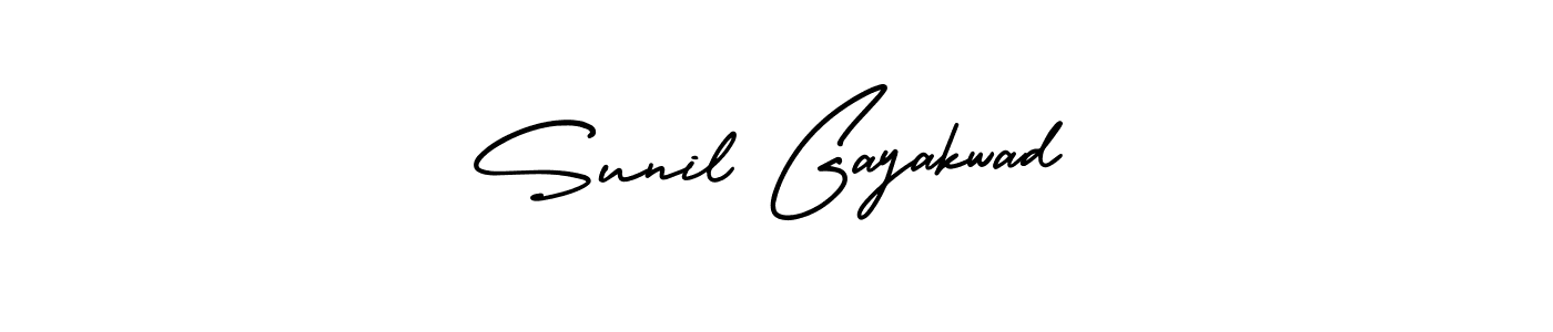 Make a beautiful signature design for name Sunil Gayakwad. With this signature (AmerikaSignatureDemo-Regular) style, you can create a handwritten signature for free. Sunil Gayakwad signature style 3 images and pictures png