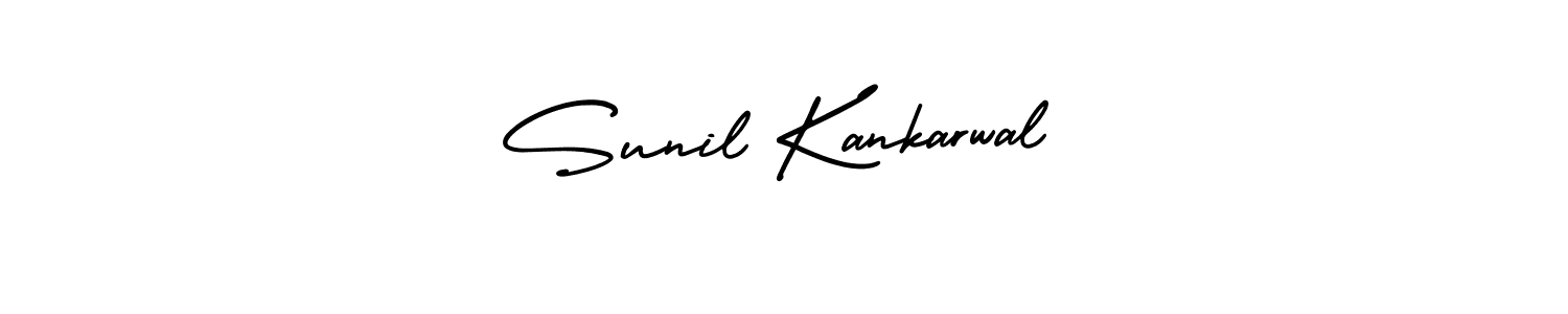 Make a beautiful signature design for name Sunil Kankarwal. Use this online signature maker to create a handwritten signature for free. Sunil Kankarwal signature style 3 images and pictures png