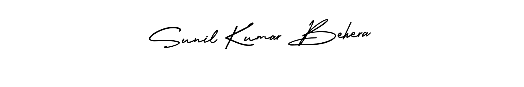 AmerikaSignatureDemo-Regular is a professional signature style that is perfect for those who want to add a touch of class to their signature. It is also a great choice for those who want to make their signature more unique. Get Sunil Kumar Behera name to fancy signature for free. Sunil Kumar Behera signature style 3 images and pictures png