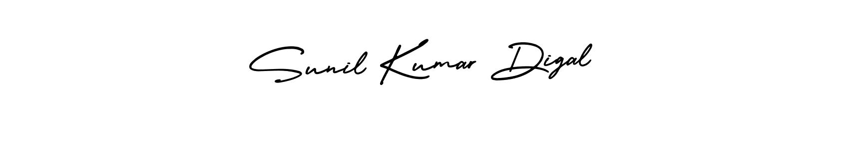 The best way (AmerikaSignatureDemo-Regular) to make a short signature is to pick only two or three words in your name. The name Sunil Kumar Digal include a total of six letters. For converting this name. Sunil Kumar Digal signature style 3 images and pictures png