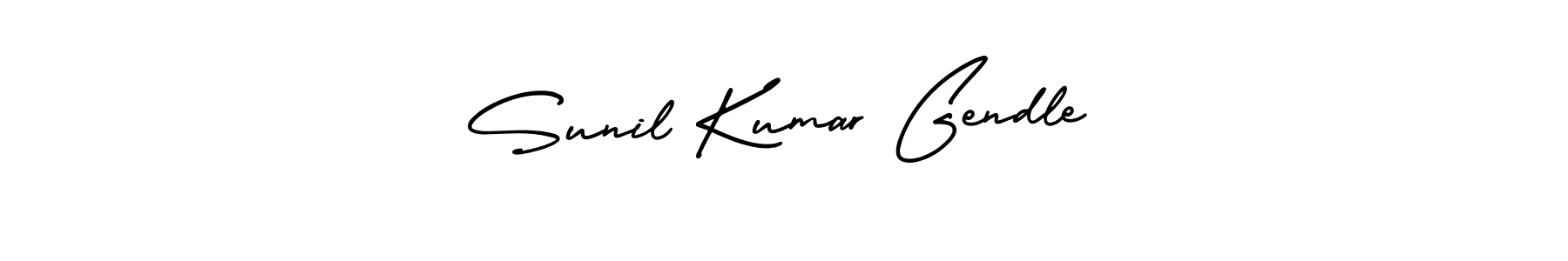 Create a beautiful signature design for name Sunil Kumar Gendle. With this signature (AmerikaSignatureDemo-Regular) fonts, you can make a handwritten signature for free. Sunil Kumar Gendle signature style 3 images and pictures png