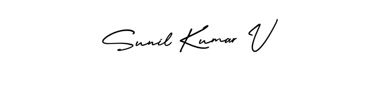 You can use this online signature creator to create a handwritten signature for the name Sunil Kumar V. This is the best online autograph maker. Sunil Kumar V signature style 3 images and pictures png