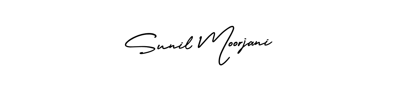 How to Draw Sunil Moorjani signature style? AmerikaSignatureDemo-Regular is a latest design signature styles for name Sunil Moorjani. Sunil Moorjani signature style 3 images and pictures png