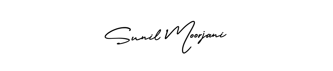 How to Draw Sunil Moorjani signature style? AmerikaSignatureDemo-Regular is a latest design signature styles for name Sunil Moorjani. Sunil Moorjani signature style 3 images and pictures png