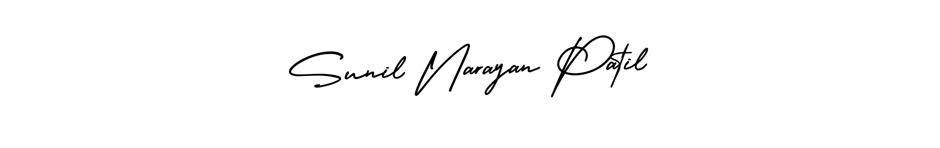 Best and Professional Signature Style for Sunil Narayan Patil. AmerikaSignatureDemo-Regular Best Signature Style Collection. Sunil Narayan Patil signature style 3 images and pictures png