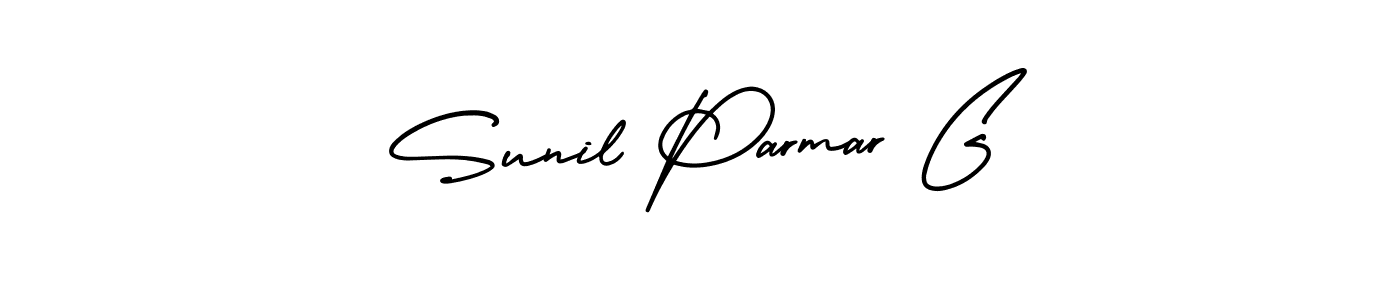 Design your own signature with our free online signature maker. With this signature software, you can create a handwritten (AmerikaSignatureDemo-Regular) signature for name Sunil Parmar G. Sunil Parmar G signature style 3 images and pictures png