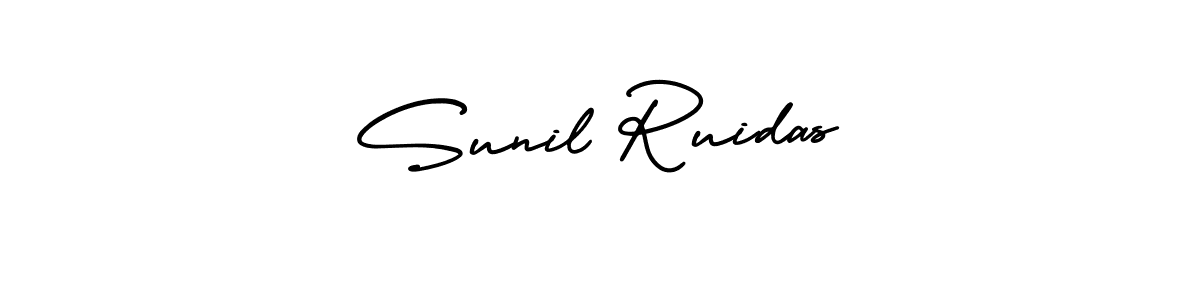 It looks lik you need a new signature style for name Sunil Ruidas. Design unique handwritten (AmerikaSignatureDemo-Regular) signature with our free signature maker in just a few clicks. Sunil Ruidas signature style 3 images and pictures png