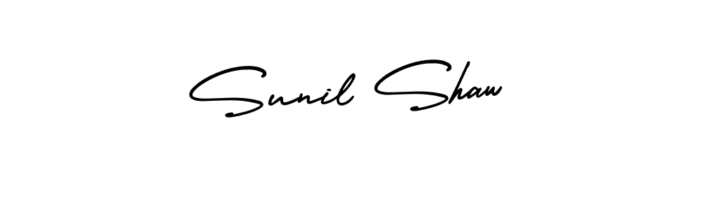 Sunil Shaw stylish signature style. Best Handwritten Sign (AmerikaSignatureDemo-Regular) for my name. Handwritten Signature Collection Ideas for my name Sunil Shaw. Sunil Shaw signature style 3 images and pictures png