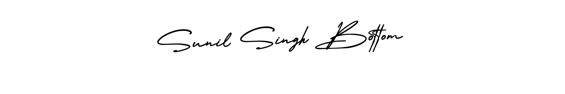 Make a beautiful signature design for name Sunil Singh Bottom. Use this online signature maker to create a handwritten signature for free. Sunil Singh Bottom signature style 3 images and pictures png