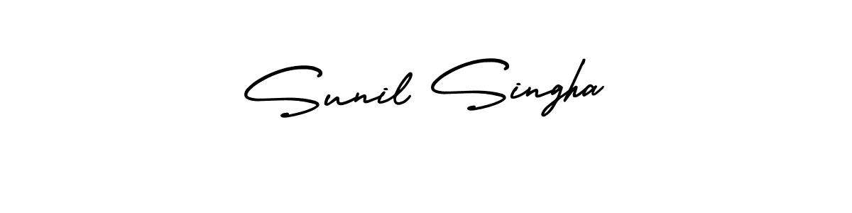 Also You can easily find your signature by using the search form. We will create Sunil Singha name handwritten signature images for you free of cost using AmerikaSignatureDemo-Regular sign style. Sunil Singha signature style 3 images and pictures png