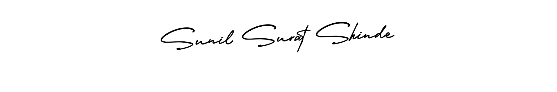 Design your own signature with our free online signature maker. With this signature software, you can create a handwritten (AmerikaSignatureDemo-Regular) signature for name Sunil Surat Shinde. Sunil Surat Shinde signature style 3 images and pictures png