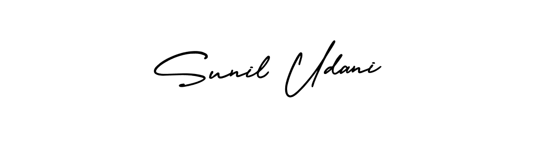How to Draw Sunil Udani signature style? AmerikaSignatureDemo-Regular is a latest design signature styles for name Sunil Udani. Sunil Udani signature style 3 images and pictures png