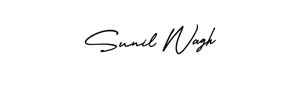 Make a beautiful signature design for name Sunil Wagh. Use this online signature maker to create a handwritten signature for free. Sunil Wagh signature style 3 images and pictures png