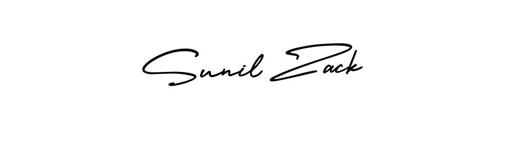 AmerikaSignatureDemo-Regular is a professional signature style that is perfect for those who want to add a touch of class to their signature. It is also a great choice for those who want to make their signature more unique. Get Sunil Zack name to fancy signature for free. Sunil Zack signature style 3 images and pictures png