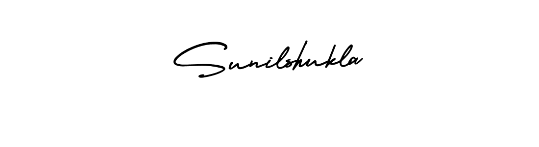 How to Draw Sunilshukla signature style? AmerikaSignatureDemo-Regular is a latest design signature styles for name Sunilshukla. Sunilshukla signature style 3 images and pictures png