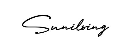 A classic penmanship look for Sunilsing. The AmerikaSignatureDemo-Regular font brings timeless elegance and confidence to every signed document. Sunilsing signature style 3 images and pictures png