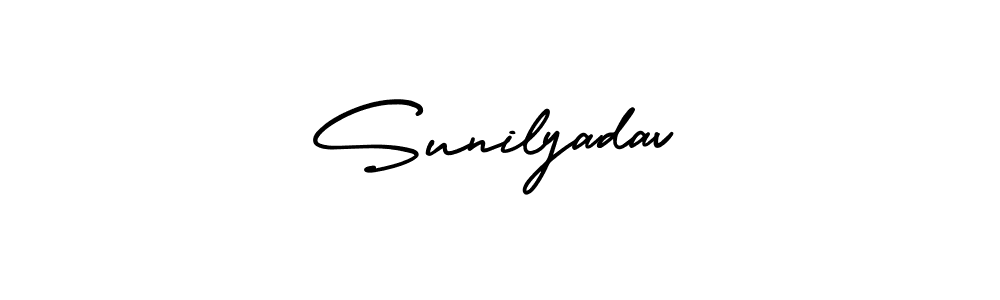 Also You can easily find your signature by using the search form. We will create Sunilyadav name handwritten signature images for you free of cost using AmerikaSignatureDemo-Regular sign style. Sunilyadav signature style 3 images and pictures png