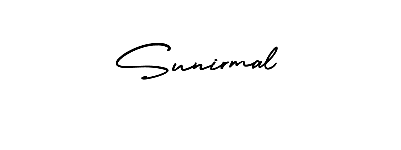 How to Draw Sunirmal signature style? AmerikaSignatureDemo-Regular is a latest design signature styles for name Sunirmal. Sunirmal signature style 3 images and pictures png