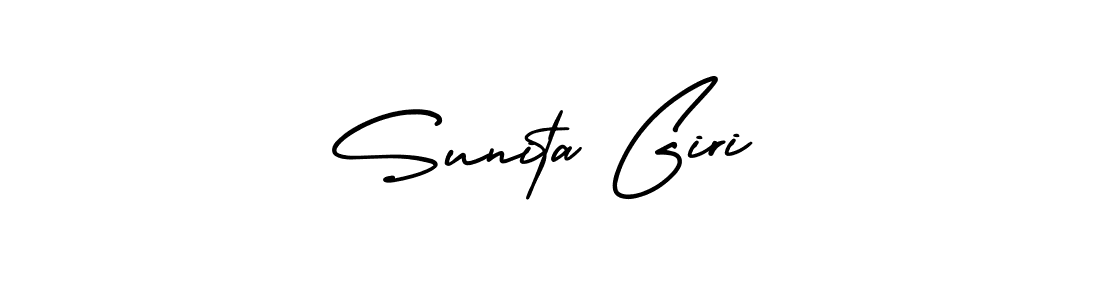 How to Draw Sunita Giri signature style? AmerikaSignatureDemo-Regular is a latest design signature styles for name Sunita Giri. Sunita Giri signature style 3 images and pictures png