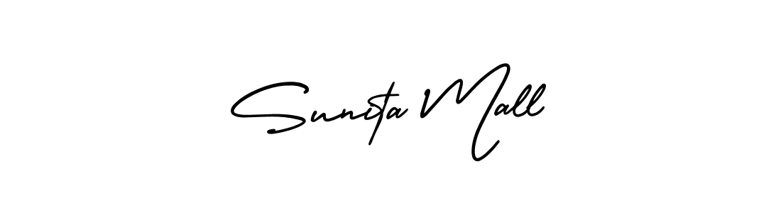 Design your own signature with our free online signature maker. With this signature software, you can create a handwritten (AmerikaSignatureDemo-Regular) signature for name Sunita Mall. Sunita Mall signature style 3 images and pictures png