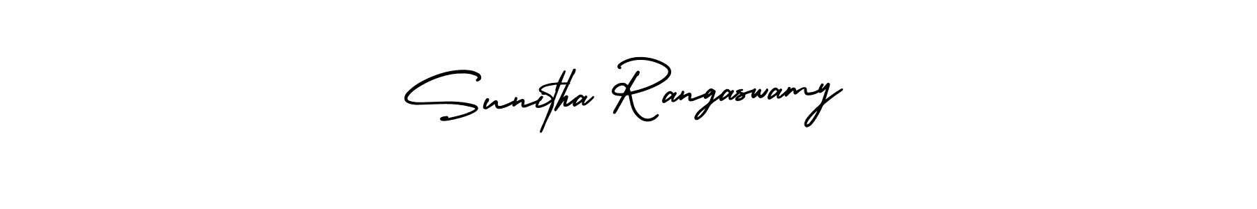 if you are searching for the best signature style for your name Sunitha Rangaswamy. so please give up your signature search. here we have designed multiple signature styles  using AmerikaSignatureDemo-Regular. Sunitha Rangaswamy signature style 3 images and pictures png